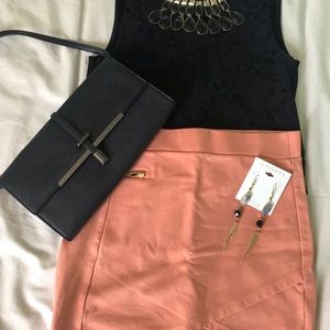 Orange skirt small size